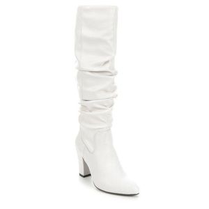 Y-Not Compassion Ruched Knee High Boots
